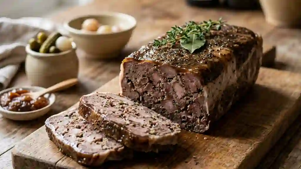 Terrine de sanglier fondante au Cognac - Photo de présentation
