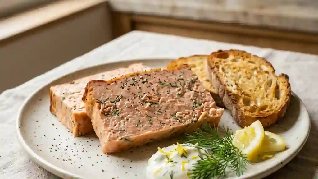 Terrine de saumon fondante à l'aneth - Photo de présentation