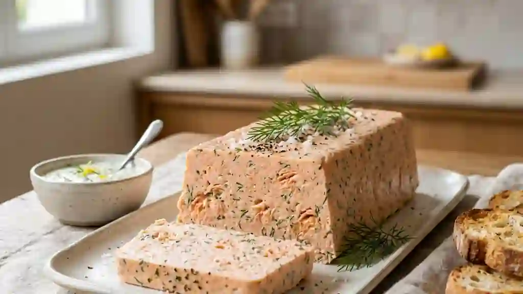 Terrine de Saumon Soyeuse au Citron et Aneth - Photo de présentation