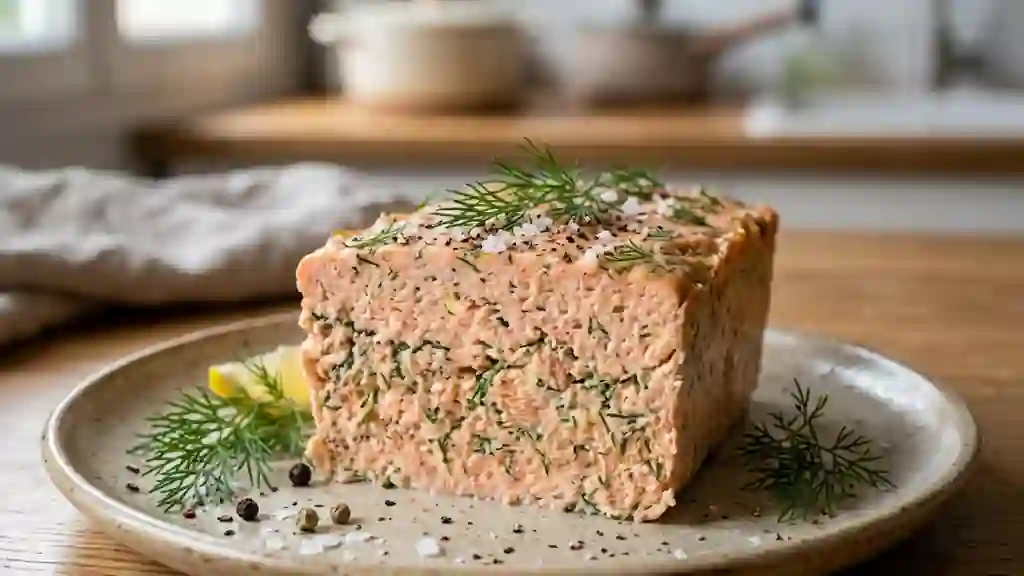 Terrine de saumon fondante à l'aneth - Photo de présentation