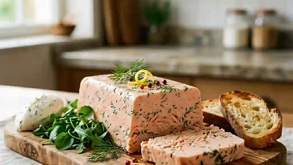 Terrine de saumon fondante à l'aneth - Photo de présentation