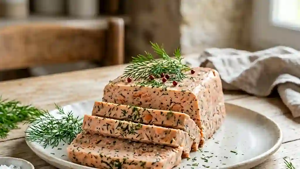 Terrine de saumon fondante à l'aneth - Photo de présentation