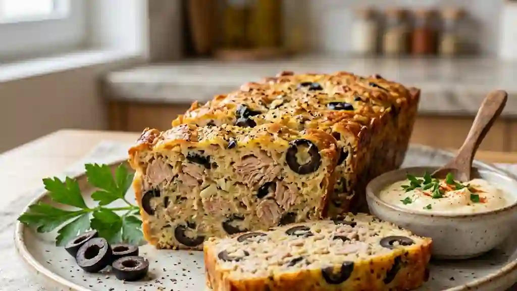 Terrine de thon fondante à l'ail et olives - Photo de présentation
