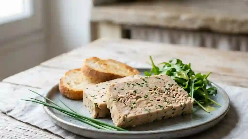 Terrine de thon fondante à la ciboulette - Photo de présentation