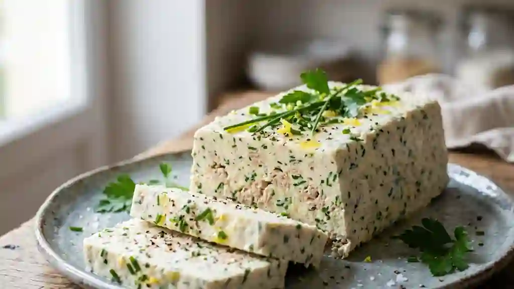 Terrine de thon fondante aux herbes fraîches - Photo de présentation