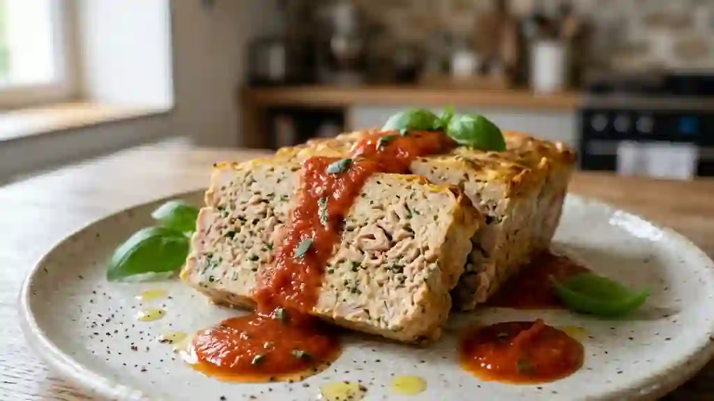 Terrine de thon frais et coulis de tomate onctueux - Photo de présentation