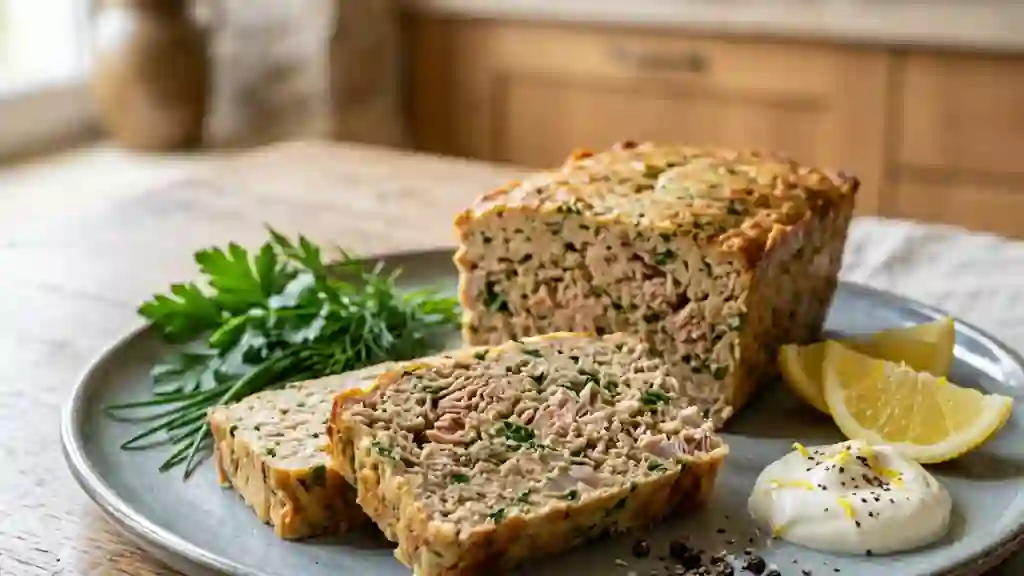 Terrine de thon onctueuse au persil frais - Photo de présentation