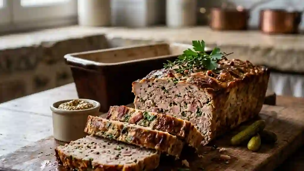Terrine de viande fondante au porc et veau - Photo de présentation