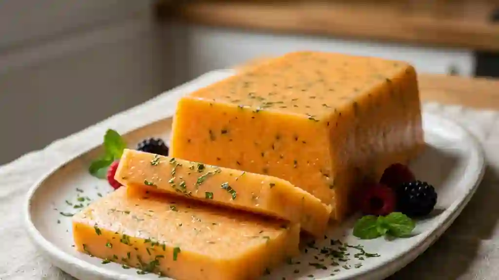 Terrine fondante de melon au miel et menthe - Photo de présentation