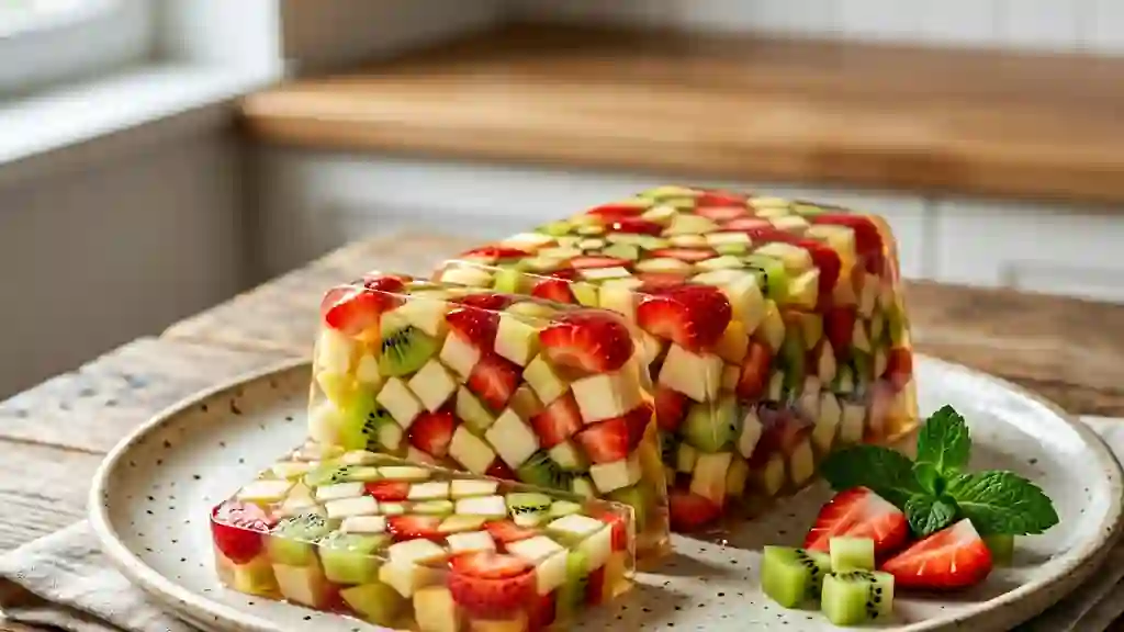 Terrine de fruits frais fondante - Photo de présentation