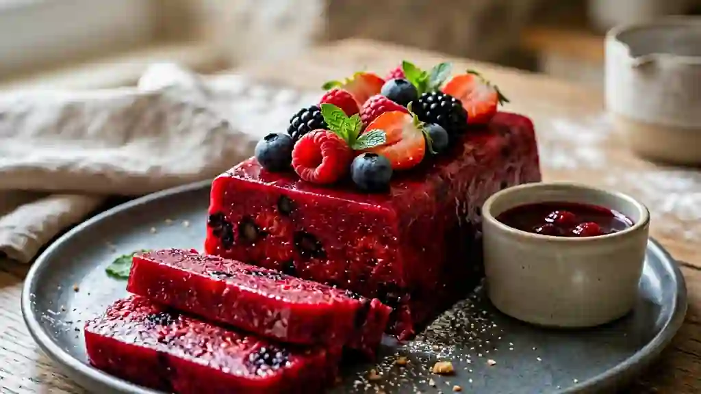 Terrine de baies rouges intensément fruitée - Photo de présentation