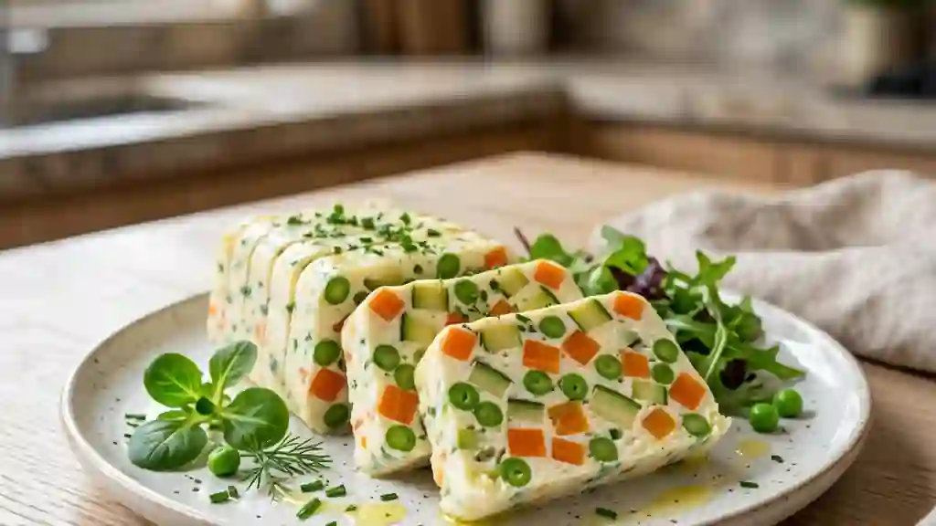 Terrine fondante aux légumes du jardin - Photo de présentation