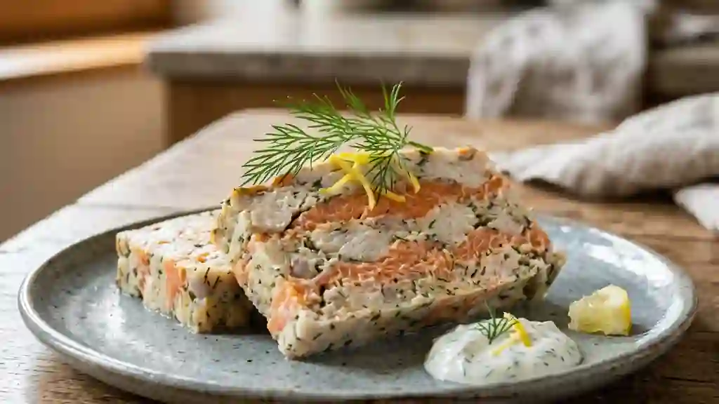 Terrine Fondante Brochet et Saumon à l'Aneth - Photo de présentation
