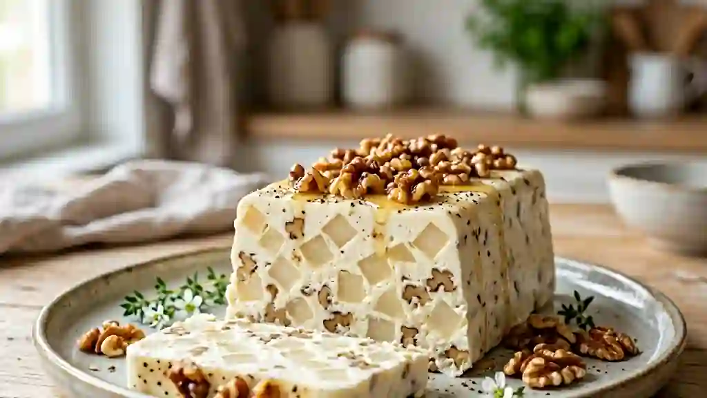 Terrine Fondante Carré Frais, Poire et Miel - Photo de présentation