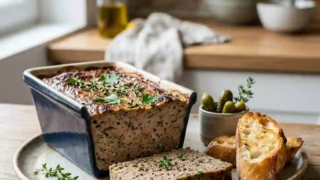 Terrine de volaille fondante aux herbes - Photo de présentation