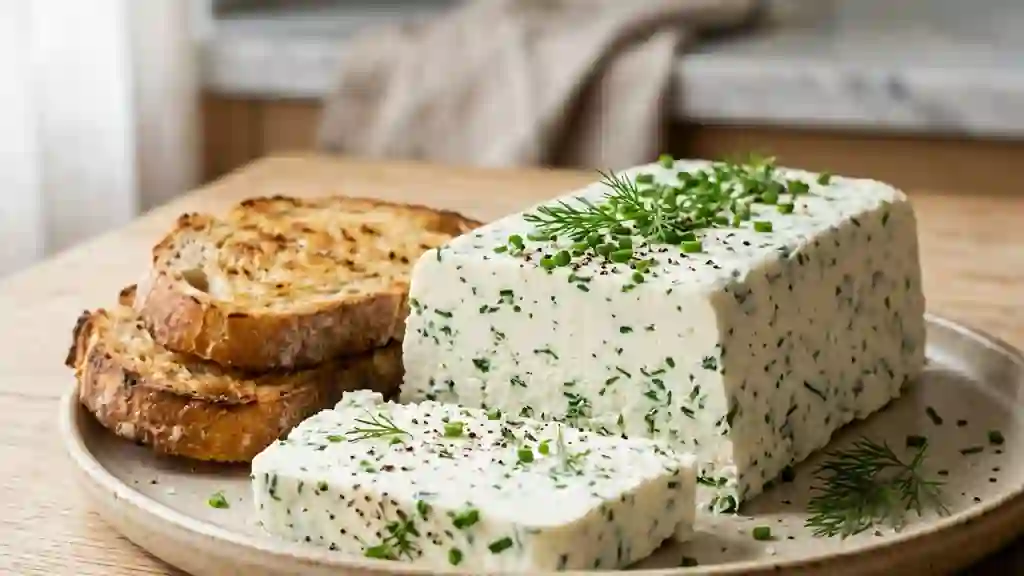 Terrine fondante aux herbes fraîches - Photo de présentation