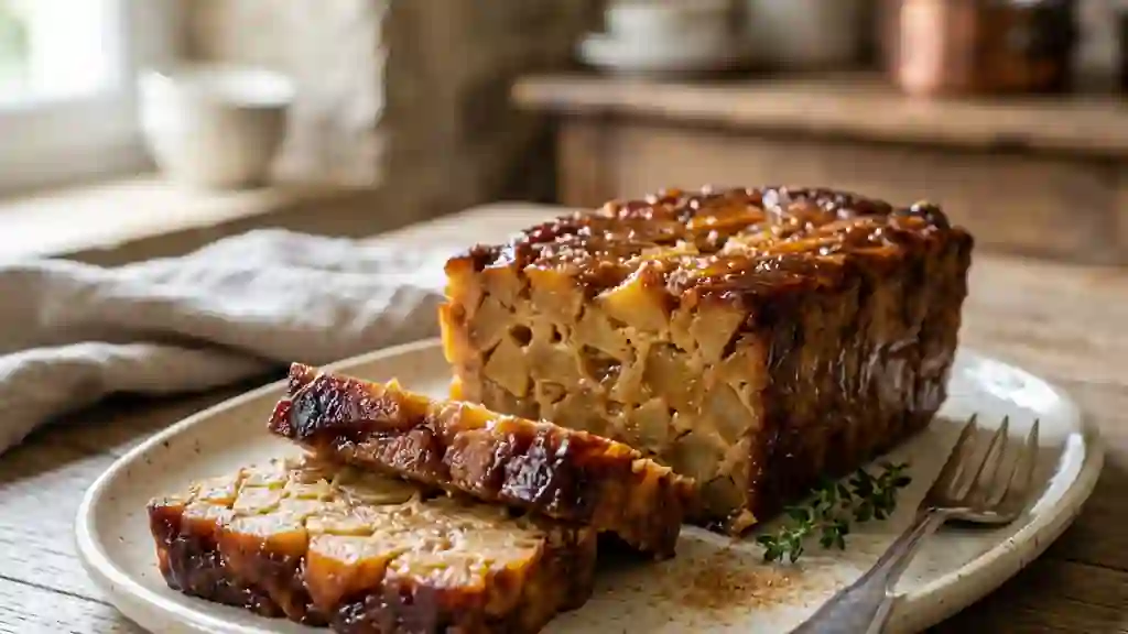 Terrine de pommes fondantes au cidre - Photo de présentation