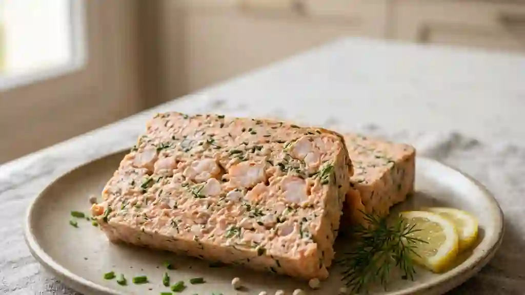 Terrine fondante saumon et crevettes - Photo de présentation