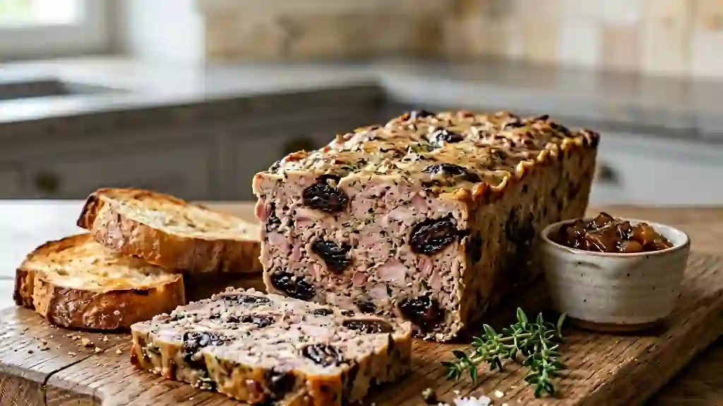 Terrine de lapin fondante aux pruneaux - Photo de présentation