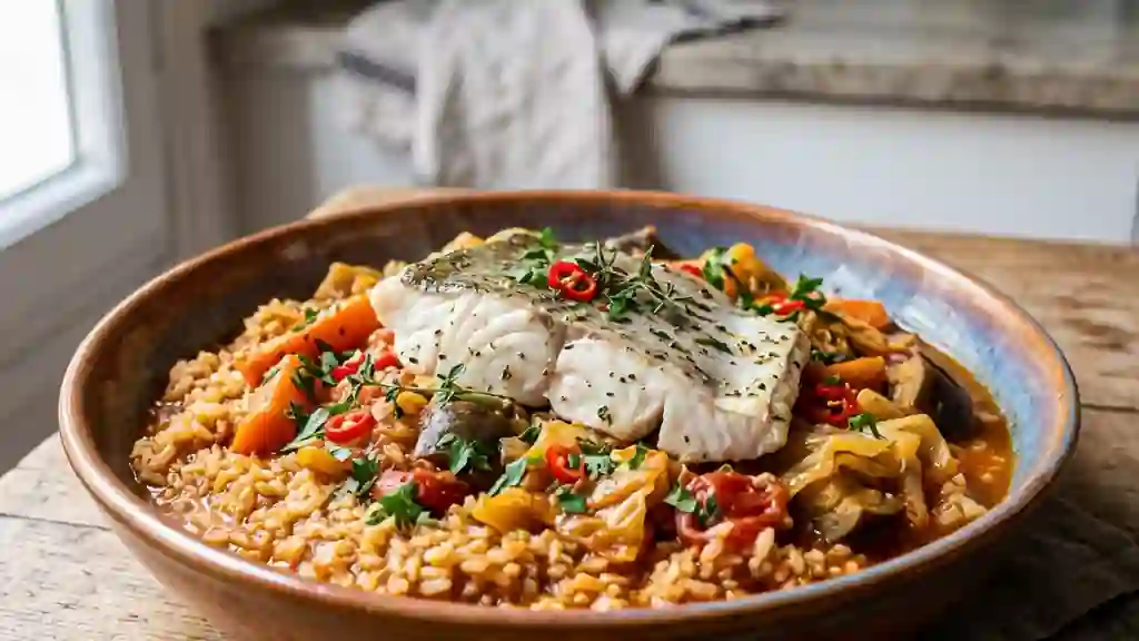 Tieboudieune : le Riz Rouge Sénégalais Parfumé - Photo de présentation