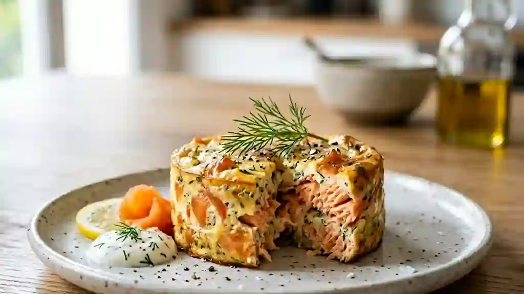 Timbale fondante aux deux saumons - Photo de présentation