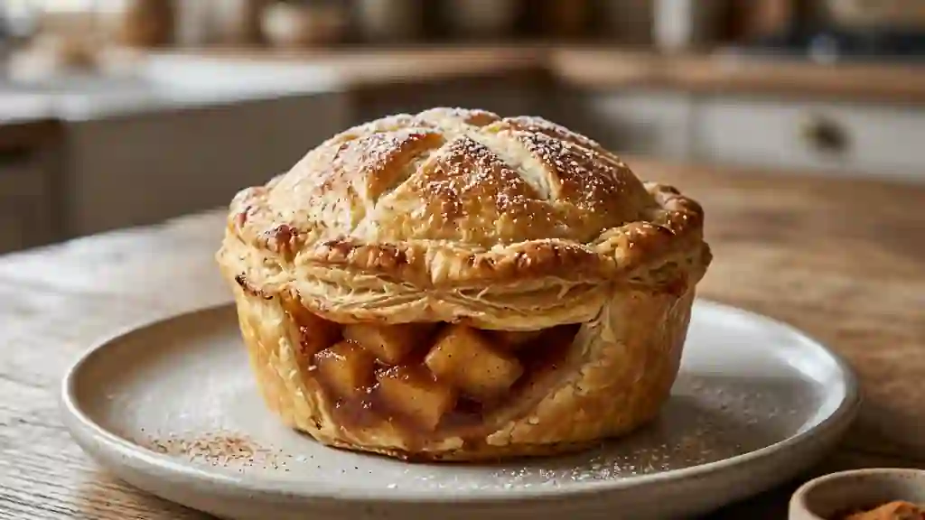 Timbale croustillante pomme cannelle - Photo de présentation