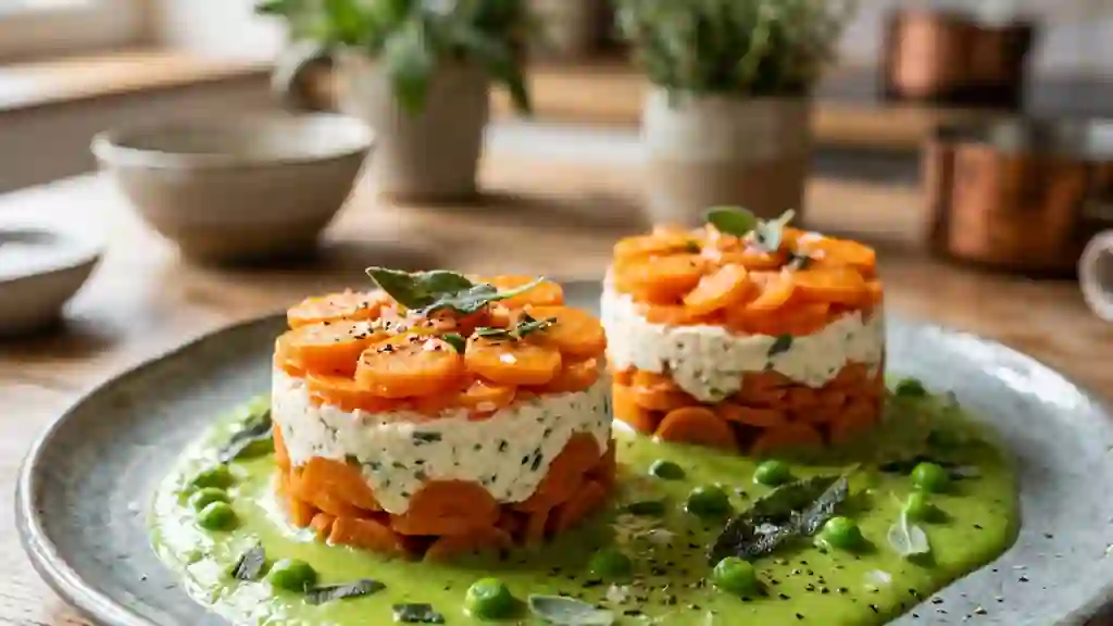 Timbales Fondantes Carotte-Ricotta - Photo de présentation