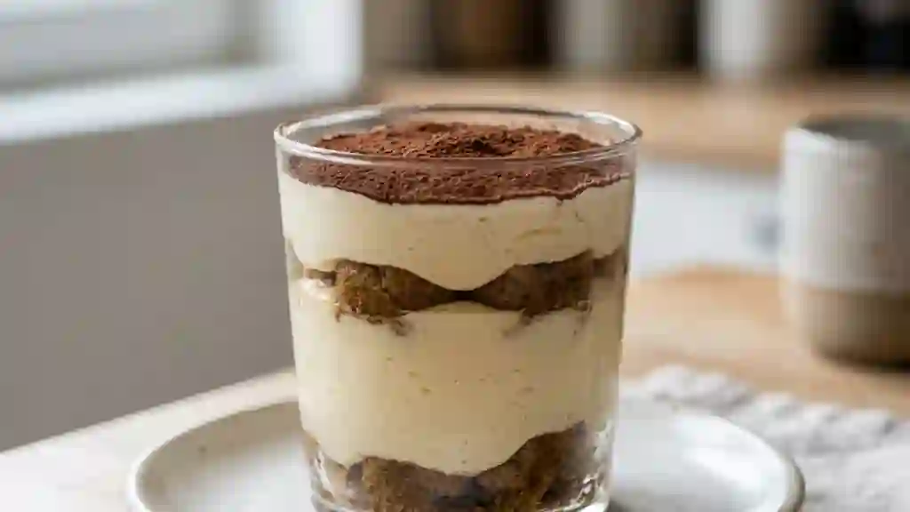 Tiramisu crémeux au café - Photo de présentation