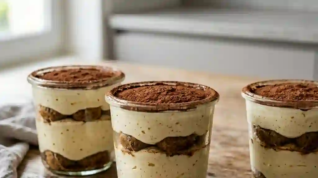 Tiramisu crémeux et aérien au café - Photo de présentation