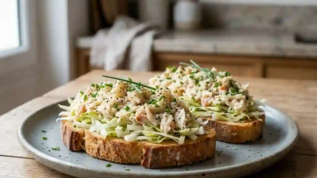 Toasts de crabe au citron et endives croquantes - Photo de présentation