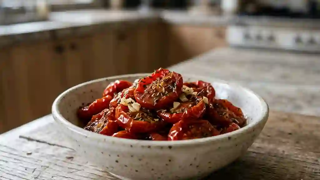 Tomates cerises confites et fondantes - Photo de présentation