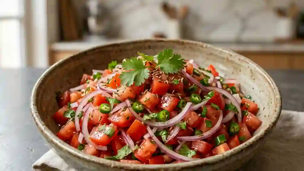 Tomates épicées au cumin et coriandre - Photo de présentation