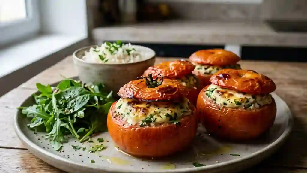 Tomates rôties au Carré Frais fondant - Photo de présentation