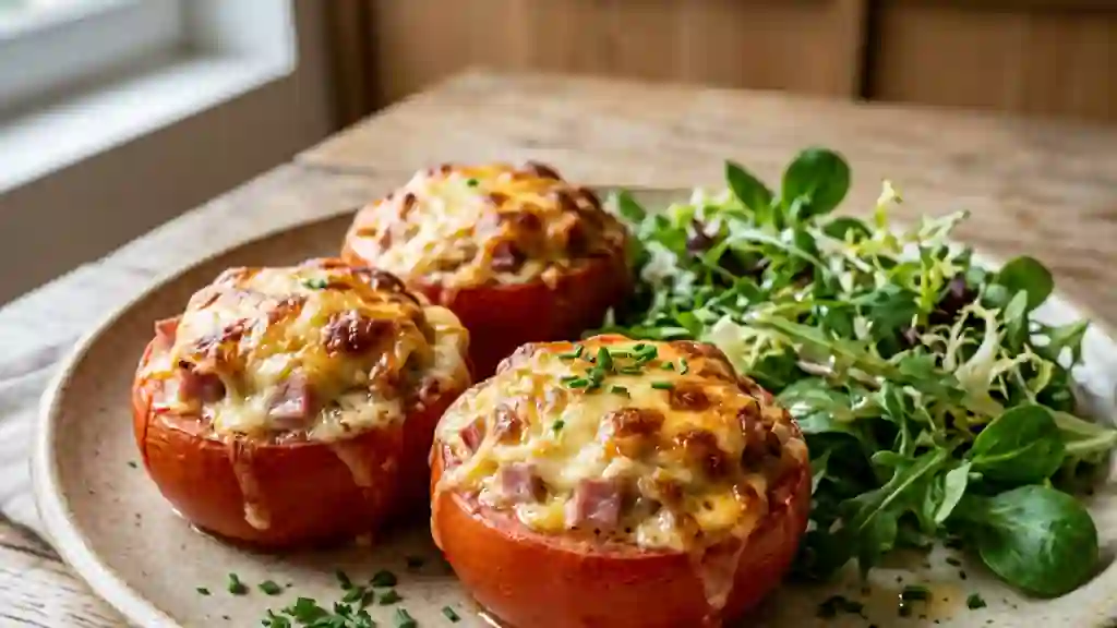 Tomates Lorraines Gratinées et Crémeuses - Photo de présentation