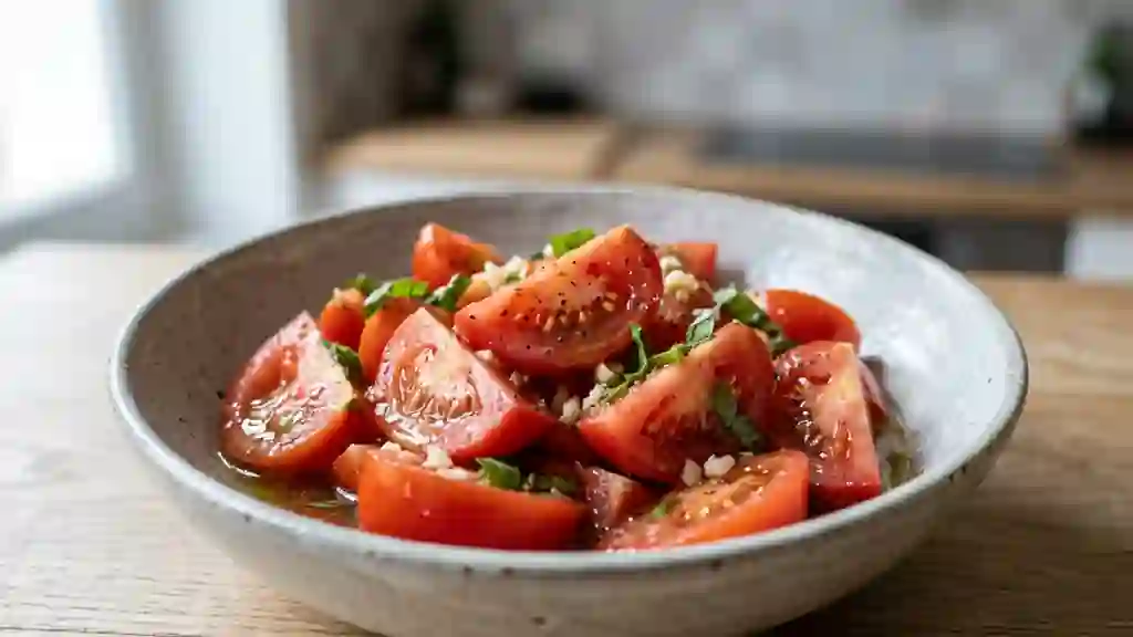 Tomates Pompei Fondantes à l'Ail et Basilic - Photo de présentation