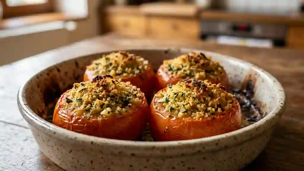 Tomates provençales fondantes à la persillade - Photo de présentation