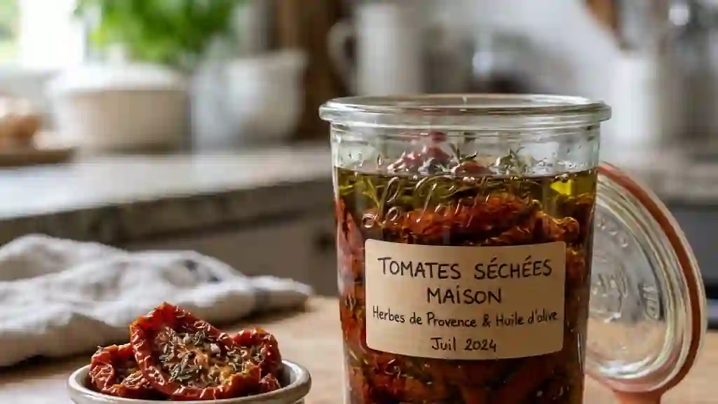 Tomates séchées confites aux herbes - Photo de présentation