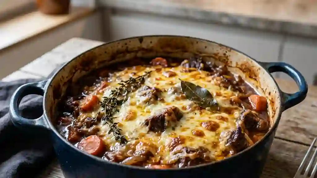Tome daubée fondante au vin rouge - Photo de présentation