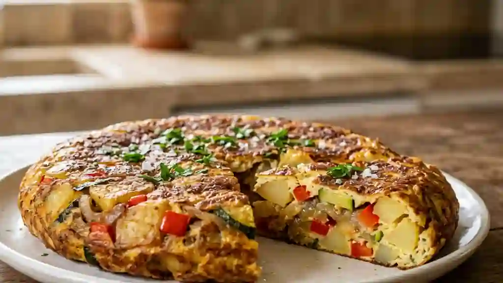 Tortilla Fondante aux Légumes du Soleil - Photo de présentation