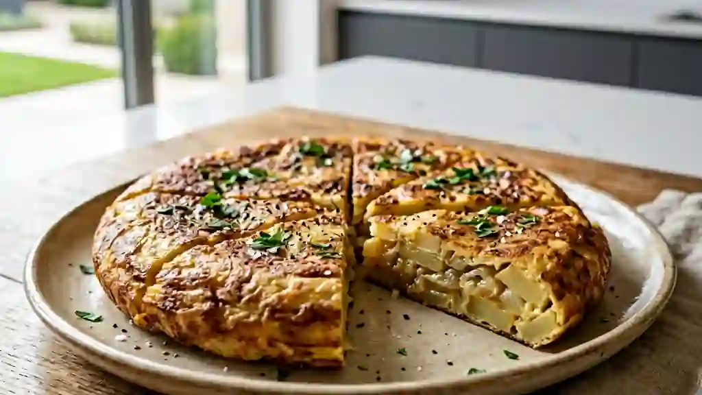 Tortilla Espagnole Moelleuse et Fondante - Photo de présentation