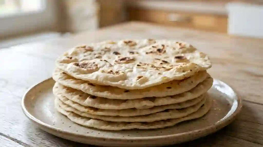 Tortillas de blé souples et moelleuses - Photo de présentation