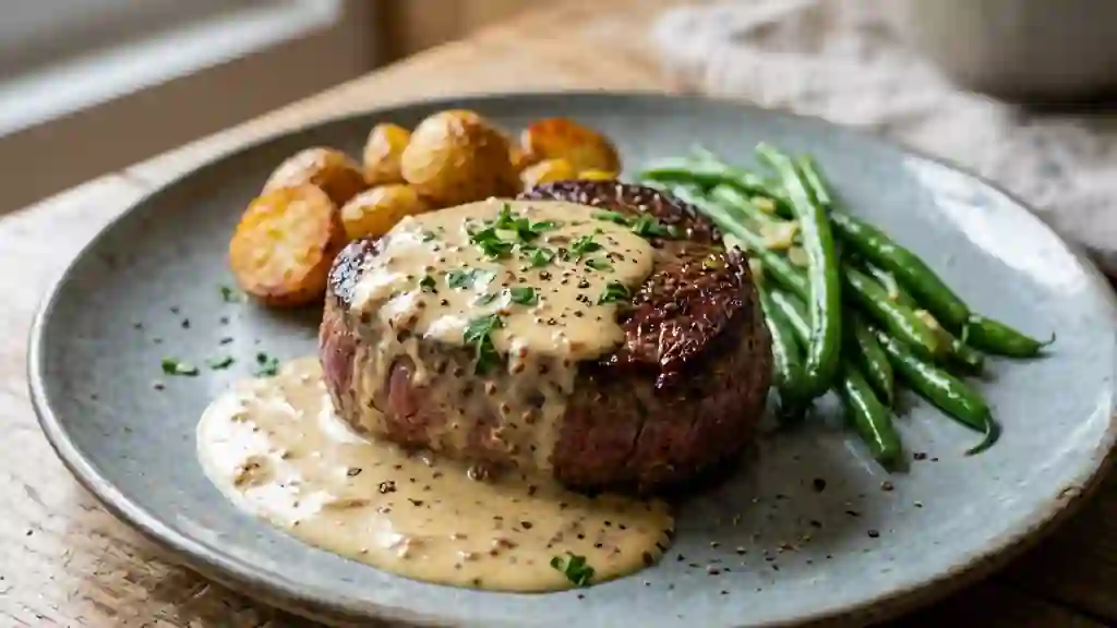 Tournedos fondant à la crème de Dijon - Photo de présentation