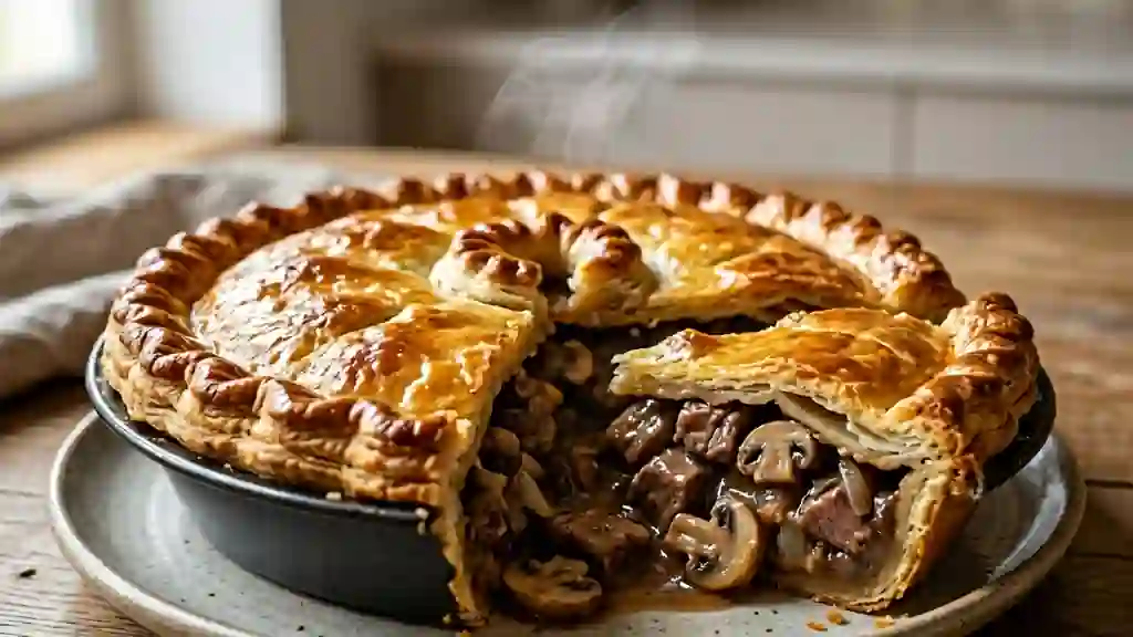 Kidney Pie : tourte anglaise fondante - Photo de présentation