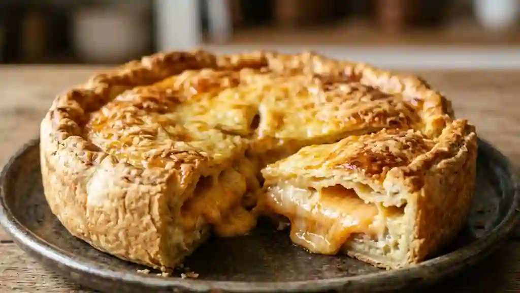 Tourte au Maroilles Fondante et Dorée - Photo de présentation