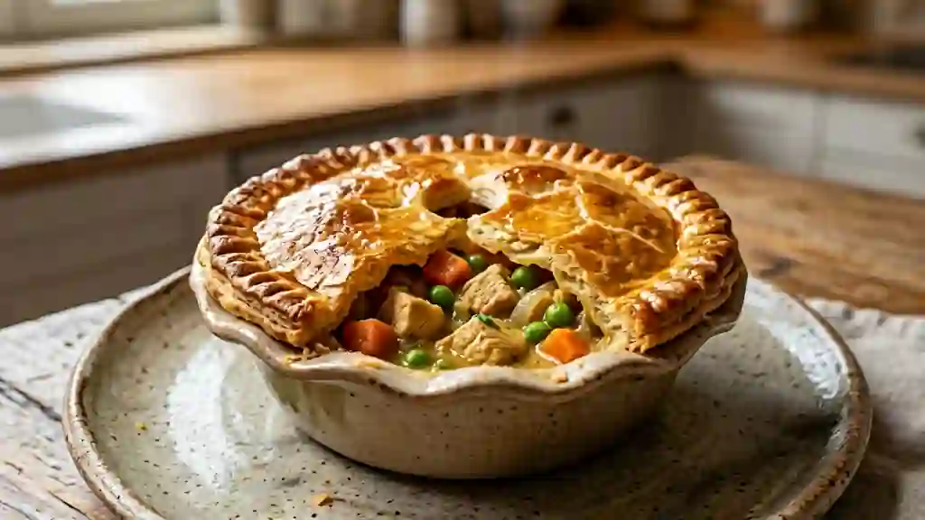 Chicken Pie Fondante au Curry - Photo de présentation