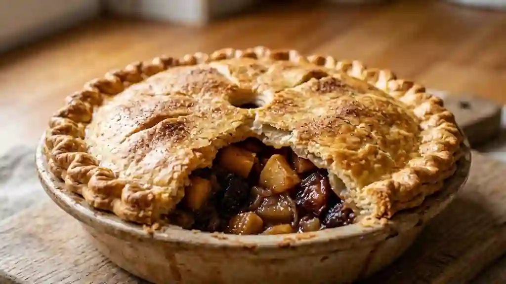 Tourte Automnale Pruneaux et Pommes Fondantes - Photo de présentation