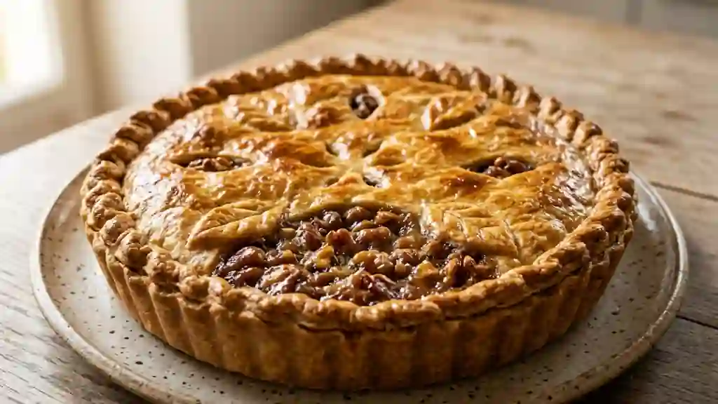 Tourte Engadine Croquante au Caramel - Photo de présentation