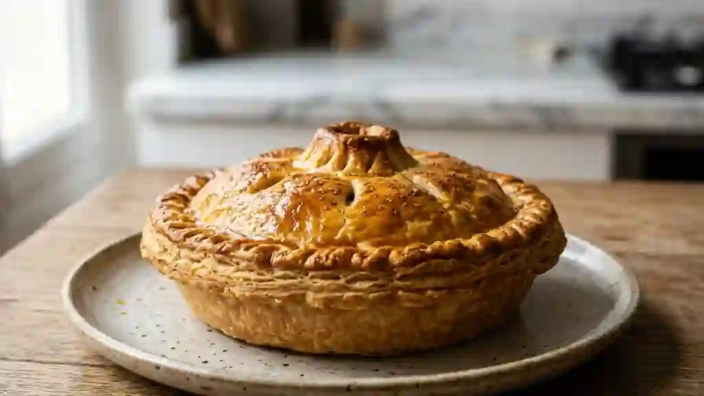 Tourte aux pommes fondante et cannelle - Photo de présentation