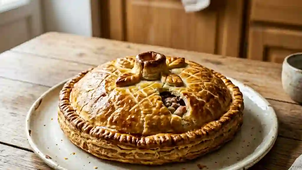 Tourte Creusoise Fondante au Porc et Lardons - Photo de présentation