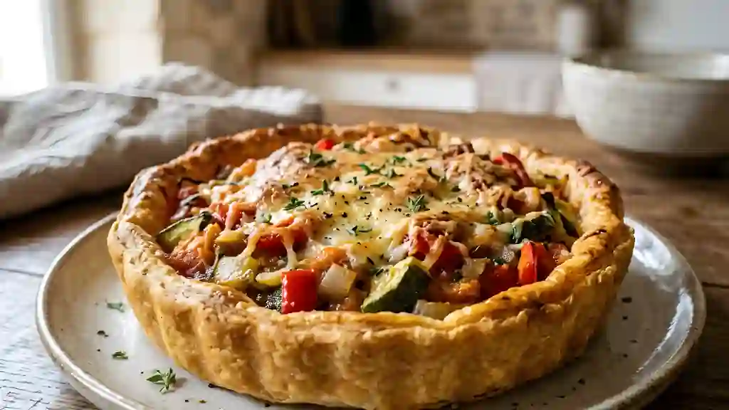 Tourte aux légumes du soleil - Photo de présentation